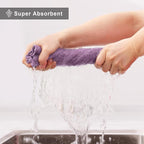 Homaxy 12 Pack Dish Towels for Kitchen, Super Soft and Absorbent Coral Velvet - Image 3