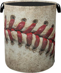 Baseball Laundry Basket with Handles by Gearsly
