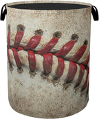 Baseball Laundry Basket with Handles by Gearsly