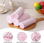 Homaxy Kitchen Towels and Dishcloths Set, 16 x 25 and 12 x 12 Inches, Super - Image 4