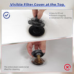 Metal 2 Pack Bathtub Drain Stopper - Image 3