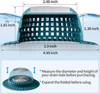 Shower Drain Hair Catcher Bathtub Drain Cover Shower Protector - Image 6