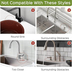 24 Inch Silicone Faucet Mat for Kitchen Sink Splash Guard – 2025 Upgraded - Image 7