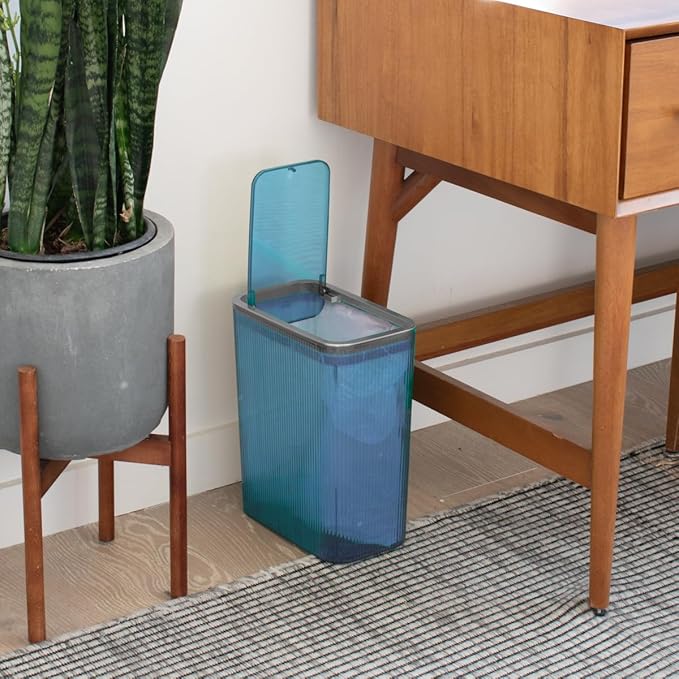 Glad Bathroom Trash Can, 2.6 Gallon - Image 5