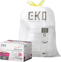 EKO 21 Gallon / 50-90 Liter, Extra-Strong Garbage Bags, Fresh Floral Scent by EKO