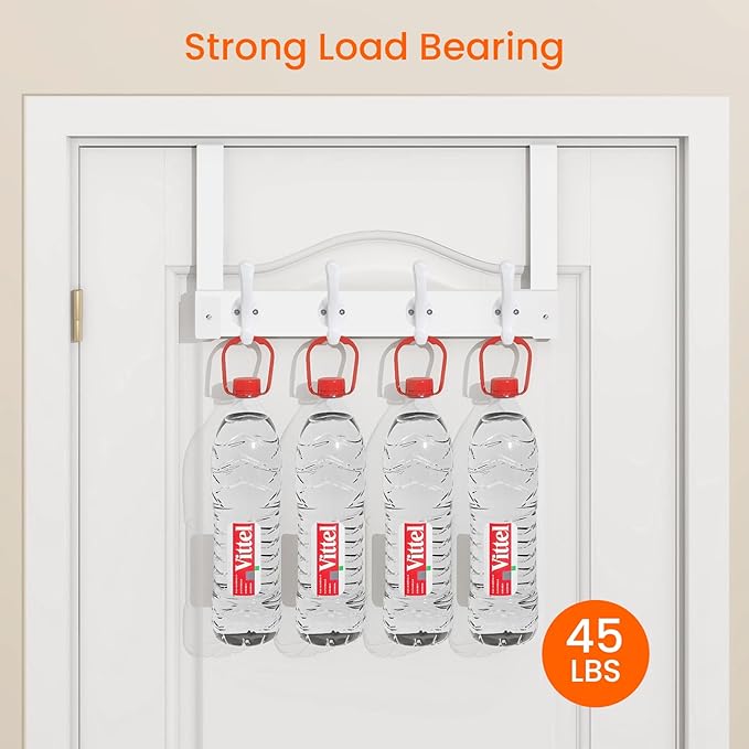 Homode Over The Door Hooks Heavy Duty, Wood Over Door Hanger Hook, Over Door - Image 4