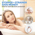 zaa Bathtub Drain Stopper, Upgraded 2in1 Tub Stopper Bathtub Drain Cover and - Image 7
