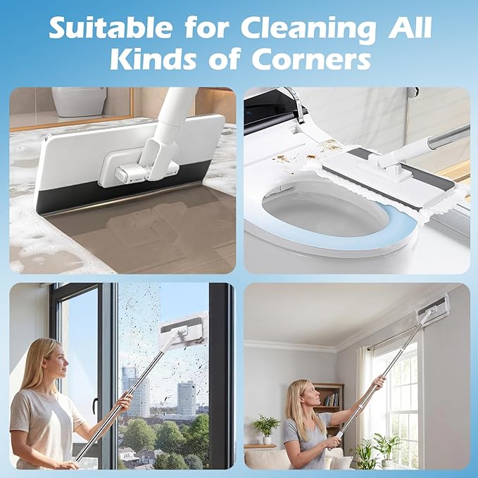 Mini Sweeper Mop, Masthome Reusable Clamp Mop - Image 7