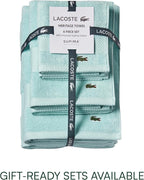 Lacoste Heritage 100% Supima Cotton Bath Towel, Premium Super Soft Bath Towel - Image 5