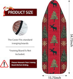 Nuxovilar Ironing Board Covers Winter Moose and Tree Pattern Polyester 15x54 - Image 3