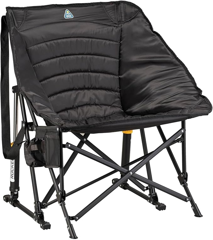 GCI Outdoor Puff Rocker - Black by GCIOUTDOOR