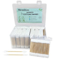 1000 Count Bamboo Cotton Swabs, Double Pointed Organic Cotton Swabs by MeanHoo