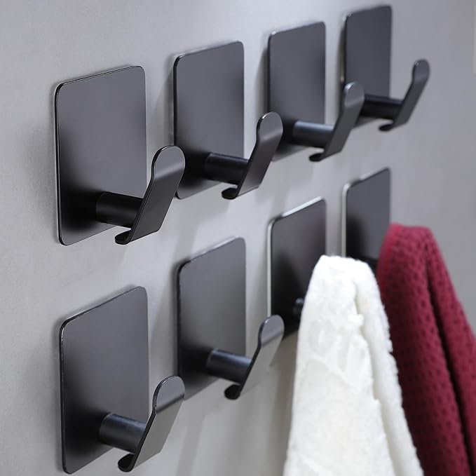 Taozun Adhesive Hooks 8 Packs by Taozun
