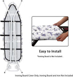 Purple Flowers Bird Ironing Board Cover and Pad Heat Insulation Covers Stain - Image 4