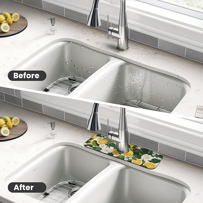 Faucet Draining Mat For Kitchen Sink - Image 4