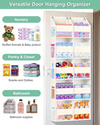 Heavy Duty Over The Door Organizer 5 Tiers, Extra Large Behind Door Storage of - Image 6