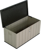 LIFETIME 60254 Heavy-Duty Outdoor Storage Deck Box, 150 Gallon, Desert Sand/Brown - Image 9