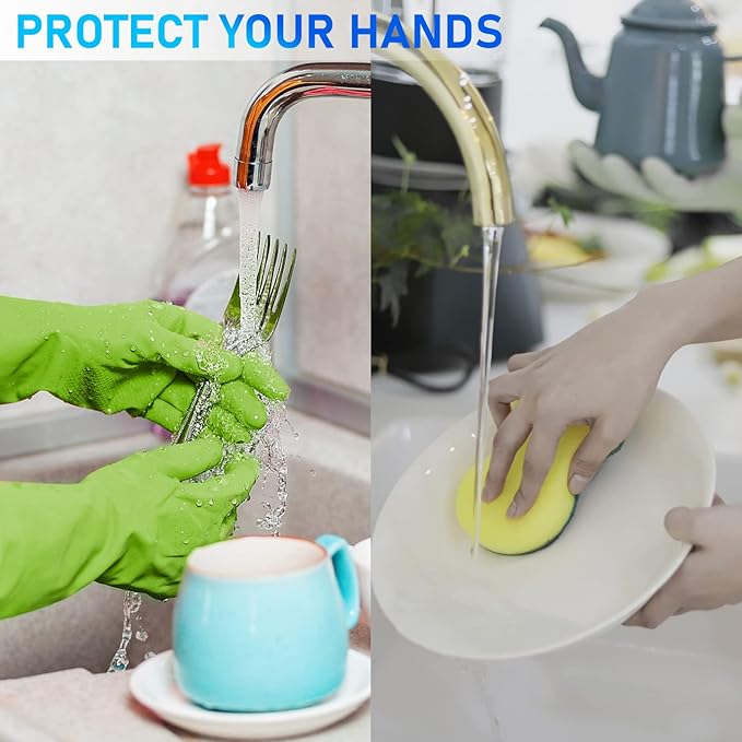 Rubber-Gloves Dishwashing Gloves - Image 6