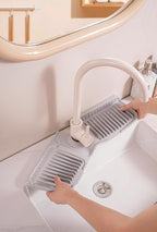 Folding Faucet Mat for Kitchen Sink Upgraded Premium Silicone Splash Guard - Image 9