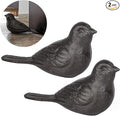 Door Stopper for Floor Decorative Cute Bird Heavy Duty Cast Iron Door Stop by Livfodrm