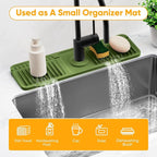 17.7'' Faucet Mat for Kitchen Sink Splash Guard Folding Kitchen Sink Faucet Mat - Image 7