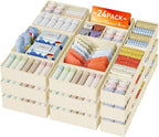 DIMJ Drawer Organizer Clothes 24 Pack by DiMJ