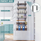 Over The Door Pantry Organizer，6-Tier Over The Door Organizer - Image 2