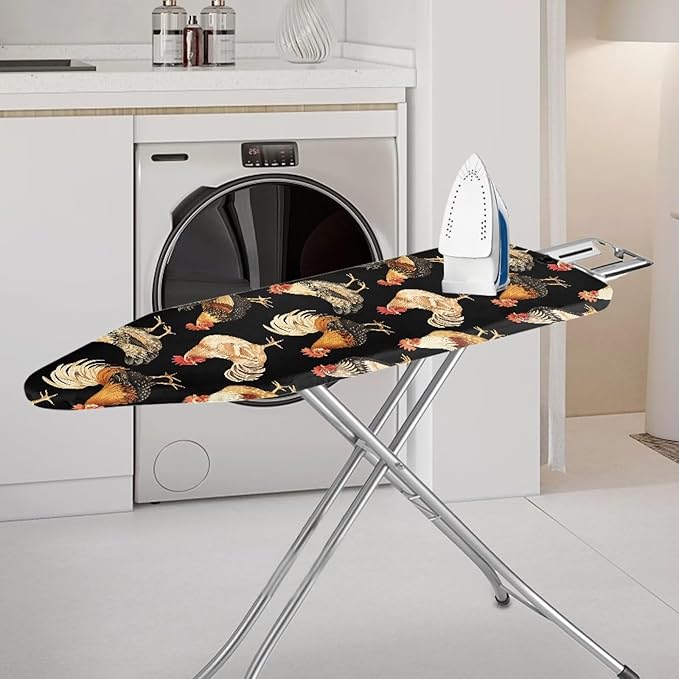 Roosters Pattern Ironing Board Cover and Pad Resist Scorching Cover - Image 2