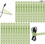 Donruby 24Pcs Silicone Cable Ties by Donruby