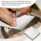Yaocom 150 Packs Aluminum Metal Crafts DIY Foil 4 Inch x 4 Inch x 0.07 mm Thick - Image 4