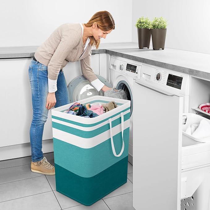 StorageRight Large Collapsible Laundry Basket Hamper - Image 6