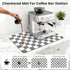 12" x 20" Checkered Dish Drying Mat - Image 4