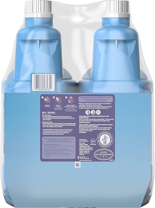 Swiffer WetJet Floor and Hardwood Multi-Surface Cleaner Solution Refills - Image 2