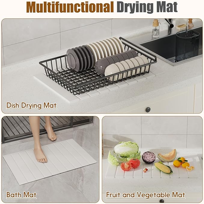 Dish Drying Mat，Stone Drying Mat - Image 7