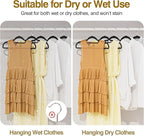 Plastic Hangers 50 Pack, Heavy Duty Clothes Hangers - Image 6