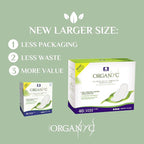 Organyc - 100% Certified Organic Cotton Inside and Out Feminine Pads, Sanitary - Image 7