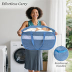 100L Mesh Pop Up Laundry Hampers - Image 6