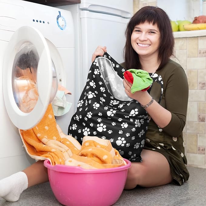 Shappy 2 Pcs Large Travel Laundry Bag Washable Waterproof Wet Dry Large Dirty - Image 6