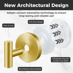 Shower Hooks for Inside Shower, No-Drill Removable&Reusable Towel Hooks for - Image 2