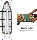 Sunflower Ironing Board Cover, Full Size Scorch Resistant Padding, Elastic Edge - Image 4