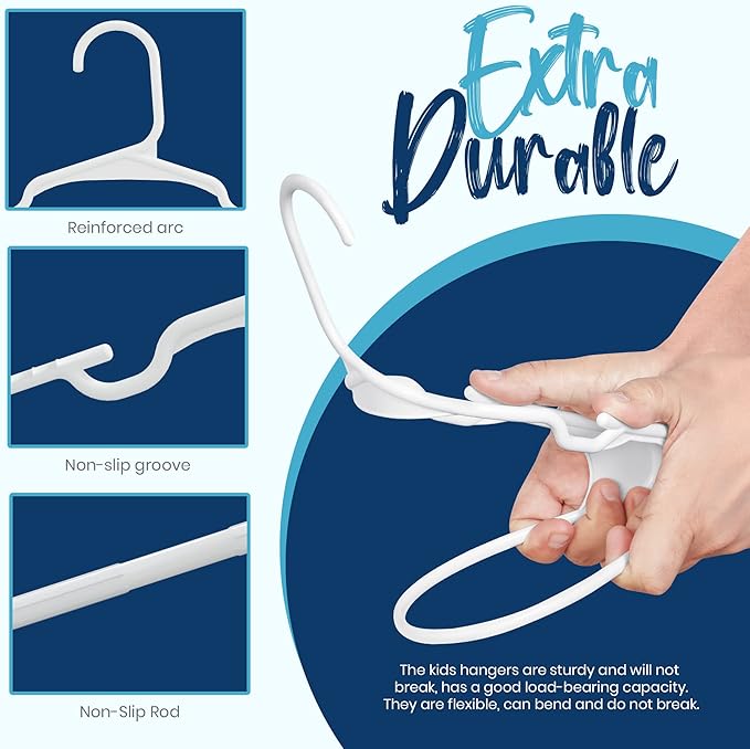 Utopia Home 60 Pack Kids Hangers - Image 4