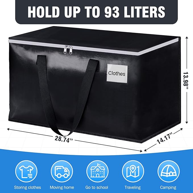 BlissTotes Moving Bags, Heavy Duty Moving Boxes - Image 2