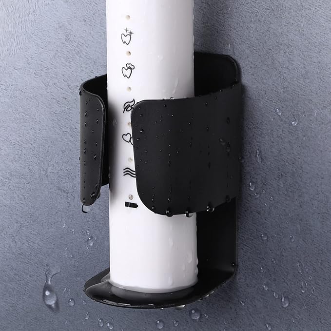 Electric Toothbrush Holder Wall Mount, 304 Stainless Steel Self-Adhesive - Image 2