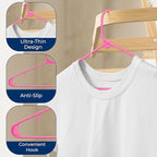 SereneLife 30-Piece Plastic Hangers - Image 5