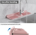 WAFT YEARN 17X5 Inch Silicone Durable Faucet Mat Kitchen Sink Splash Guard - Image 5