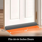 Sunolga Door Draft Stopper Blocks Hot and Cold Air - Image 2