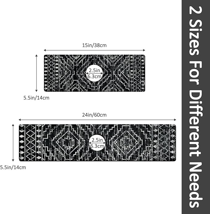 15" X 5.5" Kitchen Sink Splash Guard Faucet Mat Aztec Super Absorbent Fast - Image 7