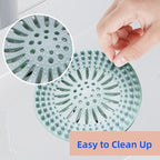 2 Pack, Drain Strainers, Hair Catcher Shower Drain Covers Protector, Flexible - Image 3