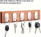 Sticky Adhesive Hooks for Hanging, Key Hooks, Stainless Steel Wall Hooks - Image 5