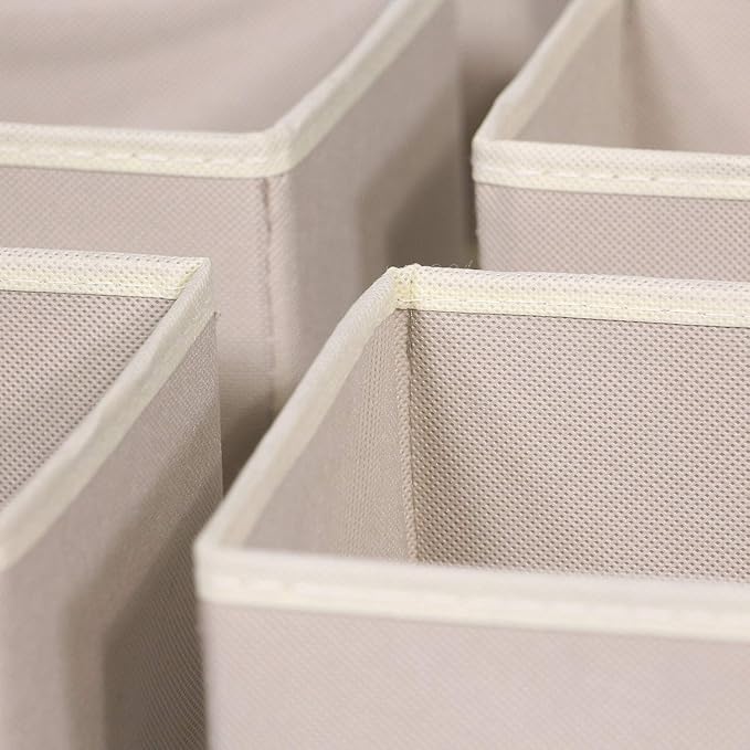 DIOMMELL 6 Pack Foldable Cloth Storage Box Closet Dresser Drawer Organizer - Image 4